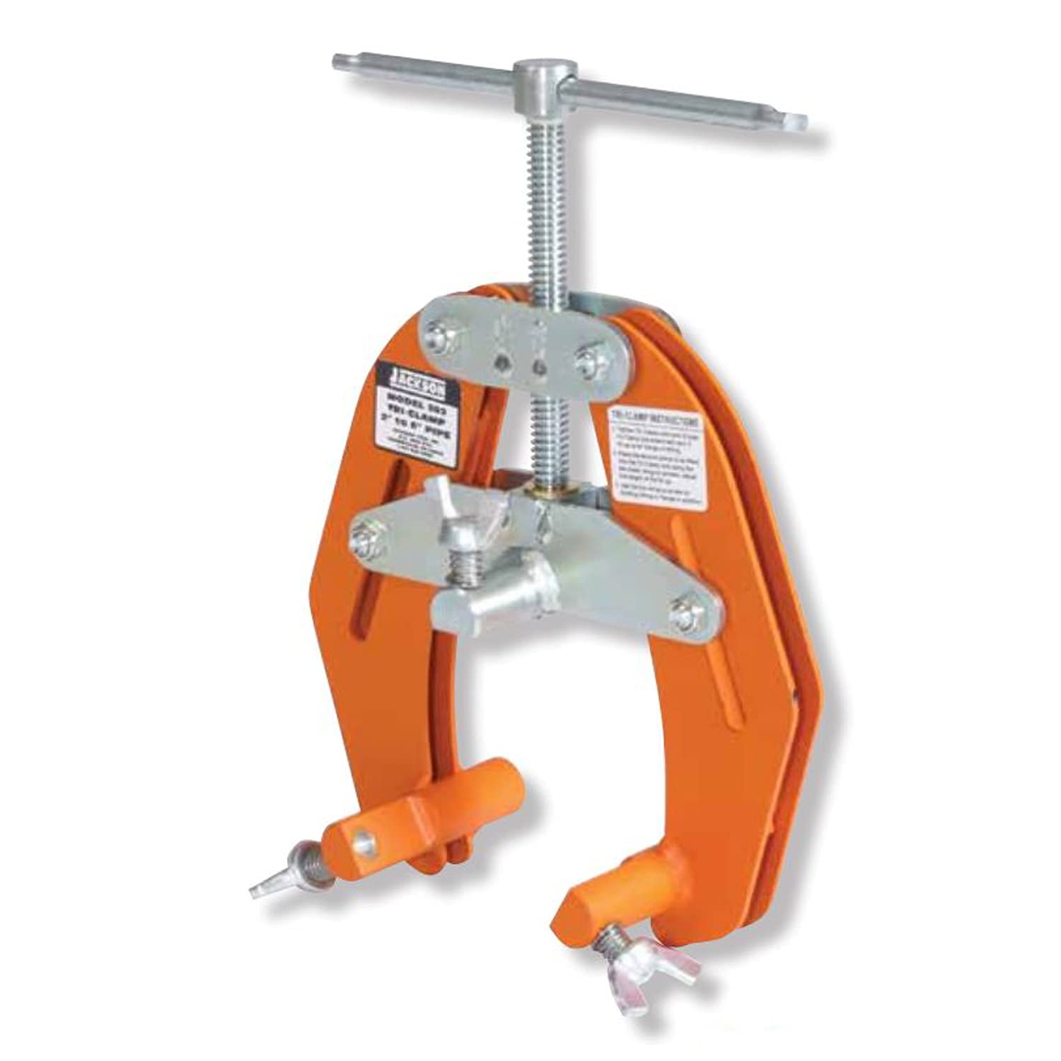 JACKSON TOOL Tri-Clamp - High Strength Pipe Alignment Tool with Lightweight Design & 5"-12" Diameter - 303
