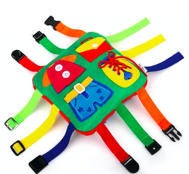 Amazon | Training Toy 知育バッグ ボタン ファスナー ジッパー 紐通し