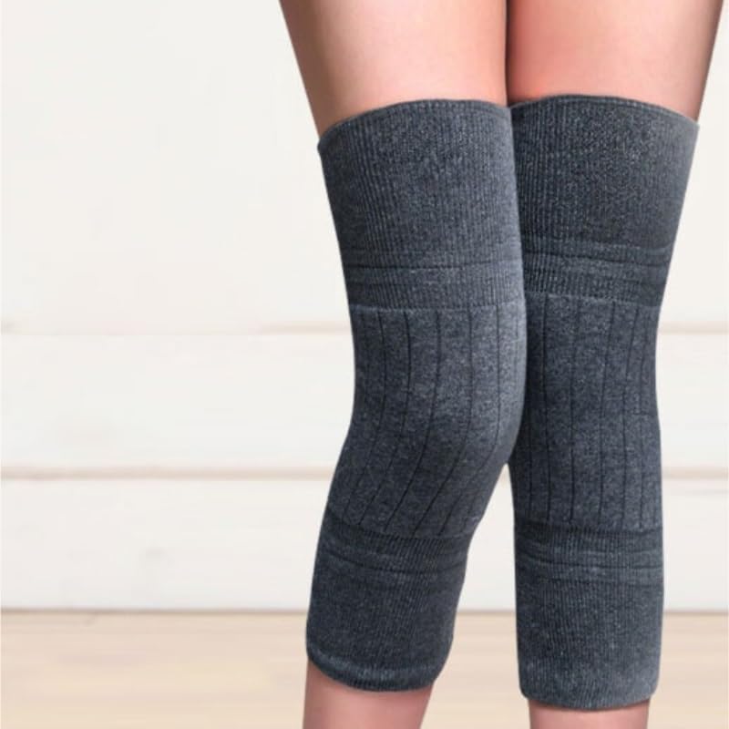Wool Knee Pads Warm Cold Protection Lengthened Middle-aged and Elderly