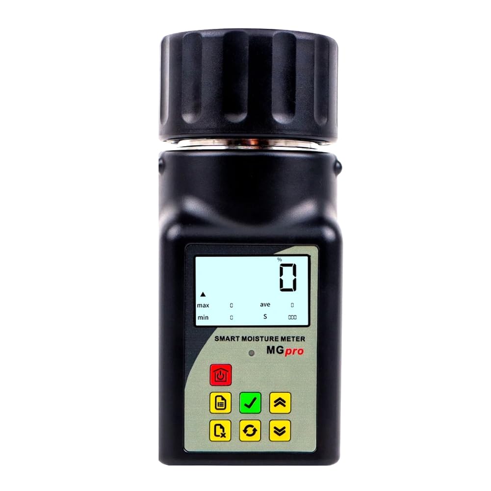 Littimoon MG-Pro Smart Grain Moisture Meter for 25 Kinds Corn Rice Wheat Peanut Coffee Bean Seeds Pea Hygrometer Humidity Tester