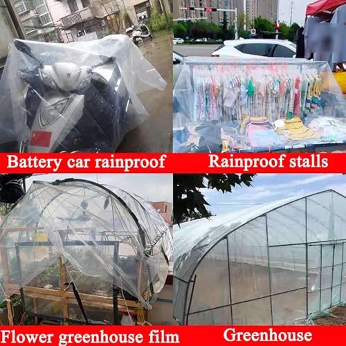 Bâche transparente imperméable de jardin coupe-vent 2.4x3.6m - 7