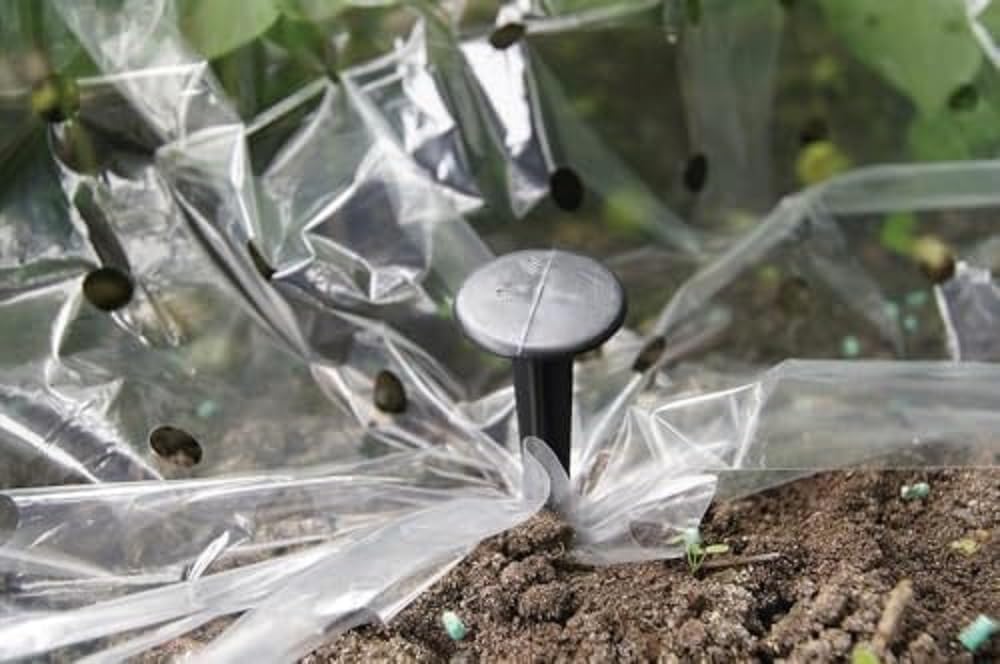 Connex Netz- & Folienhalter – 10 Stück, 11,5 Cm, Türkis, Zum Fixieren Von Gartenvlies & Netzen