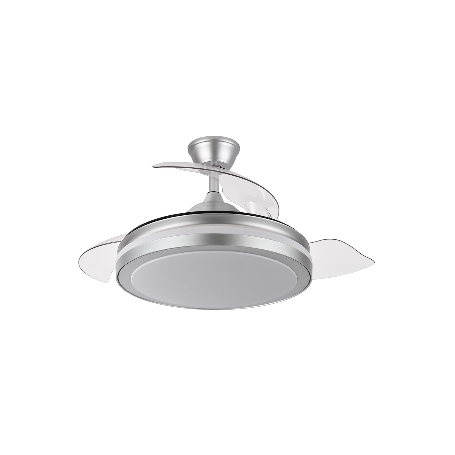 levitantes Ventilador plata 72w 6120lm 3 aspas 32/47 x 50/108 cm, temperatura regulable, mando