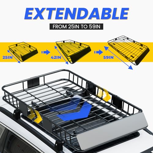 ECOTRIC Adjustable Roof Rack