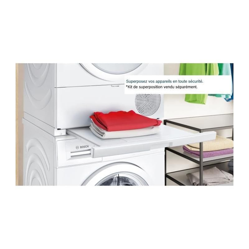 Bosch WTH8300DFR, seria 4, suszarka do bielizny, pompa ciepła, 8 kg, biała