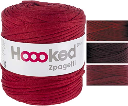 Hoooked Zpagetti Yarn-burgundy Passion