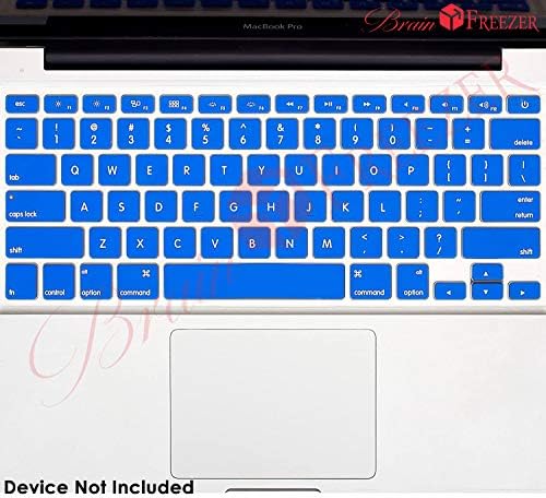 Image of Brain Freezer Keyboard Protector Cover Plus Dust Proof Compatible with MacBook Air 13 inch 2020 Release Model A2179 Soft Silicone Waterproof Dust-Proof Ultra Thin Keyboard Cover 2020 (Red)