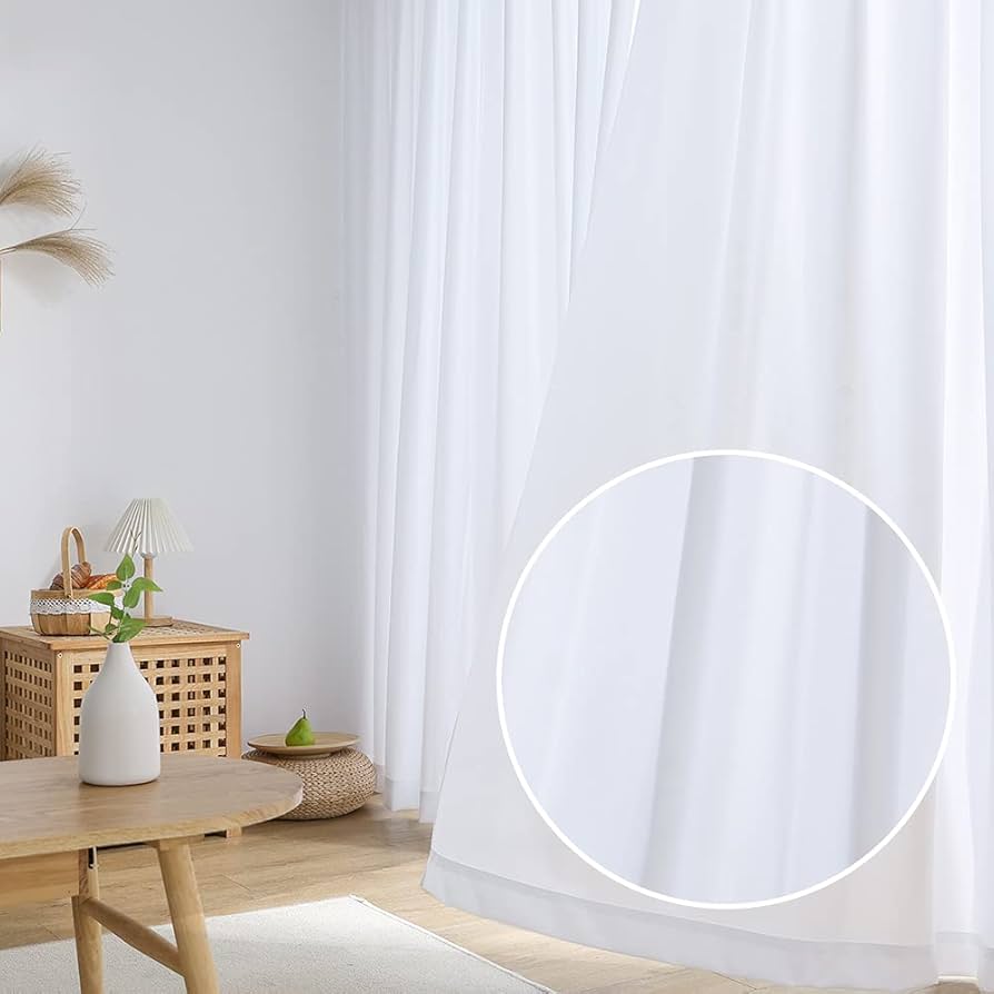 びっくりカーテン 厚地 レース セット 95×193cm ブラインド