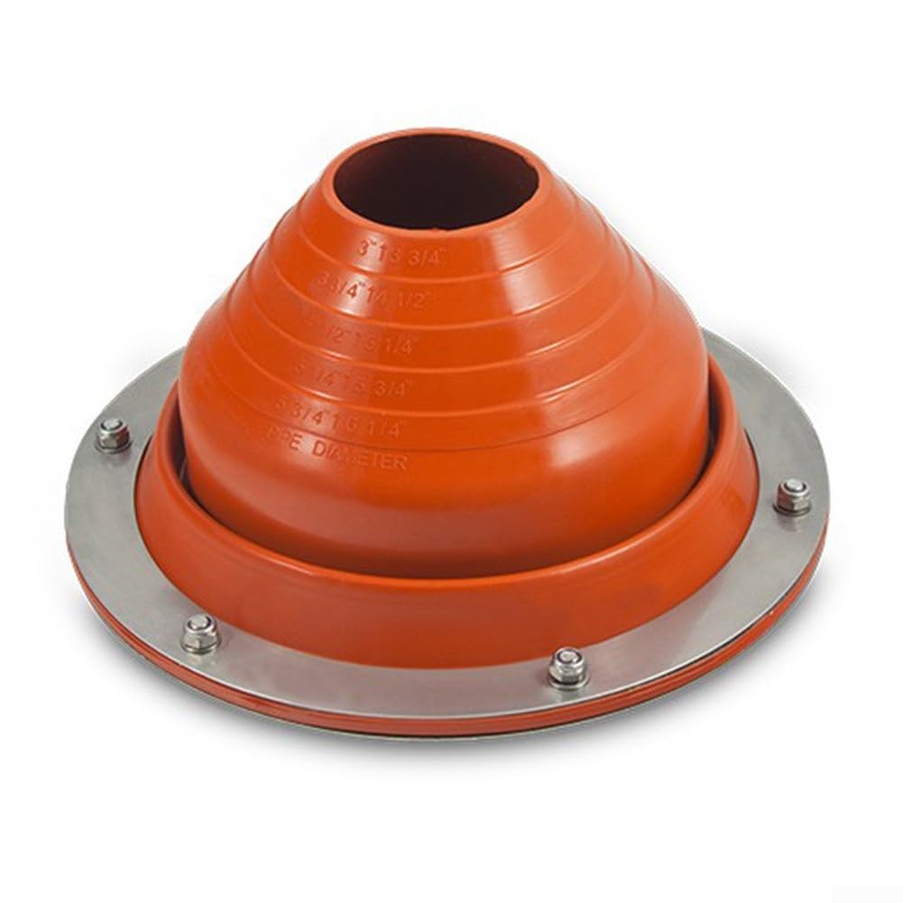 Zilimontt Kit intermitente de tienda de campaña grande, kit intermitente de chimenea para estufa de leña, kit de intermitencia de tienda de campaña, kit de estufa de tienda de campaña, tubo de