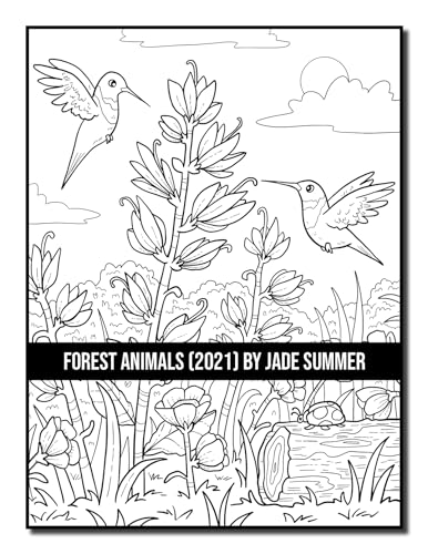 Forest Animals: An Adult Coloring Book with 50 Adorable Images of Woodland Creatures, Beautiful Flowers, Nature Scenes, and More! - Image 22