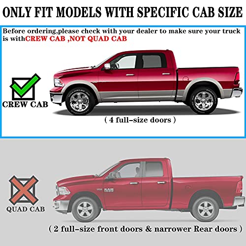 Estribos Running Boards 6 Pulgadas para Dodge Ram 1500 miniatura 3