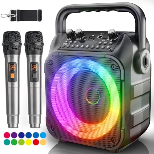 Wowstar Karaoke Machine with 2 Microphones