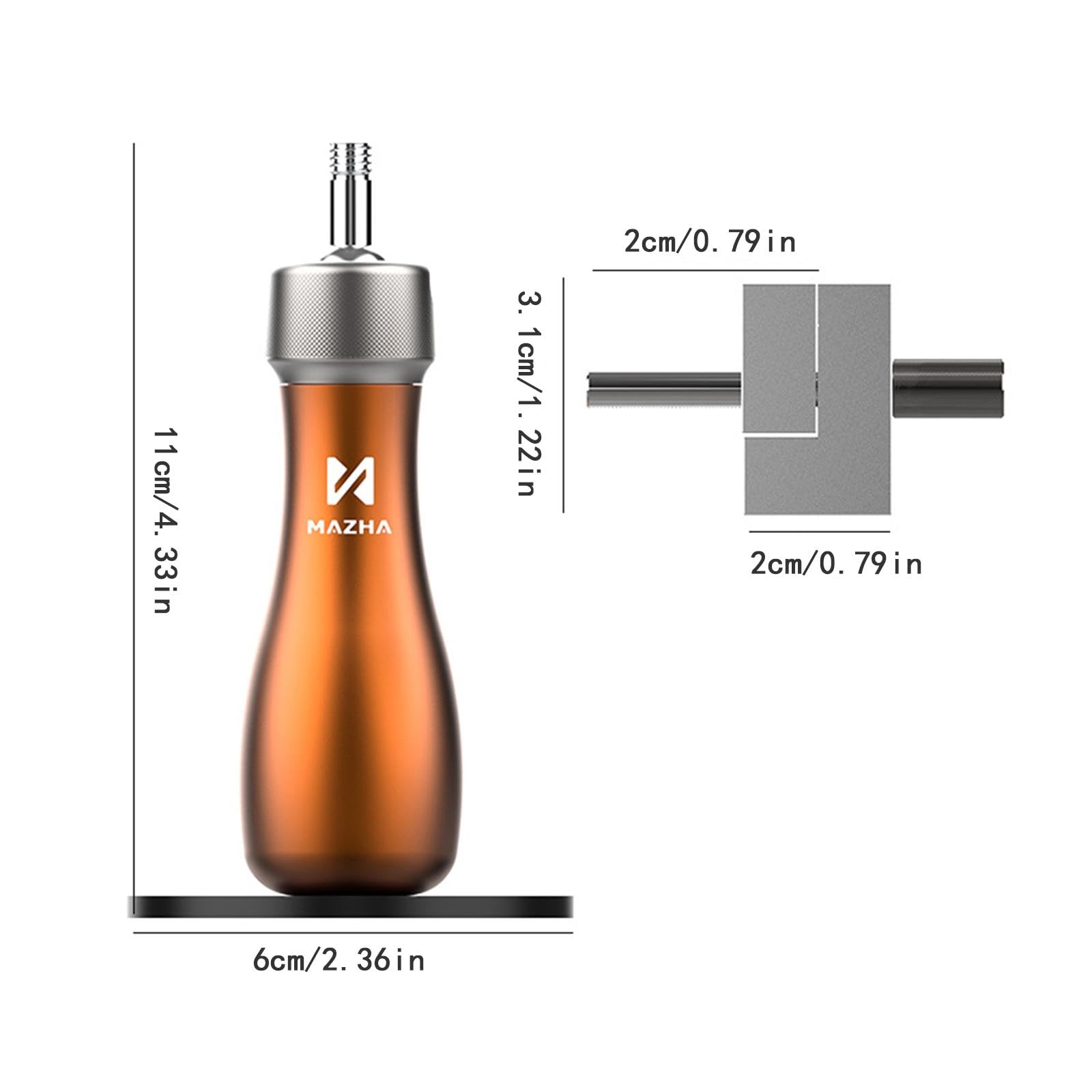 Bothyi Hand Vise Aluminum Alloy Watch Case Opener Miniature Workbench Vise for Model Building Watch Repairing Hobby Craft