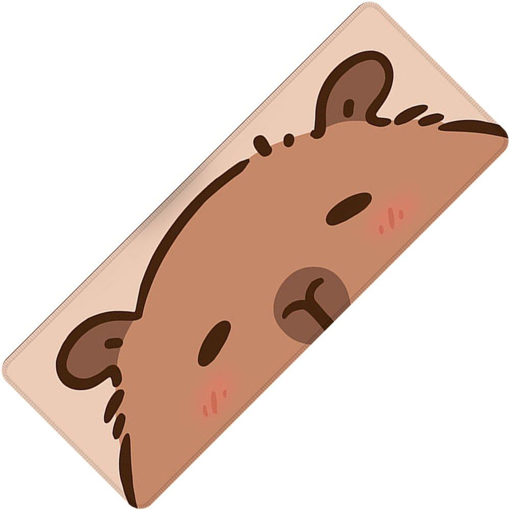 Tapis de souris capybara kawaii pour embellir votre espace télétravail à la maison