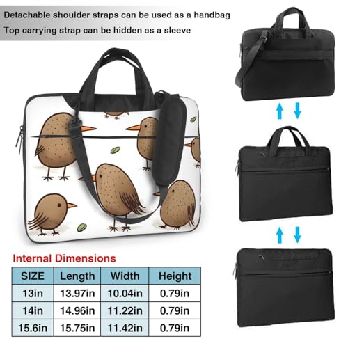 Bolsa elegante para laptop 13" unisex miniatura 3