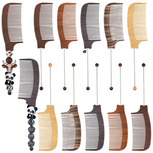 Pack de 10 Peines de Plástico para Estilistas miniatura 1
