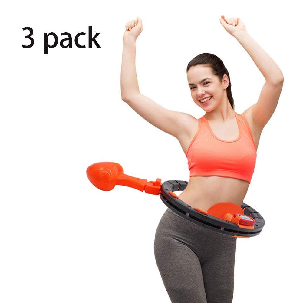 ZOORE Fitness Hula Hoop with Inertia Ball for Youth Adults Ladies GYM  Exercise