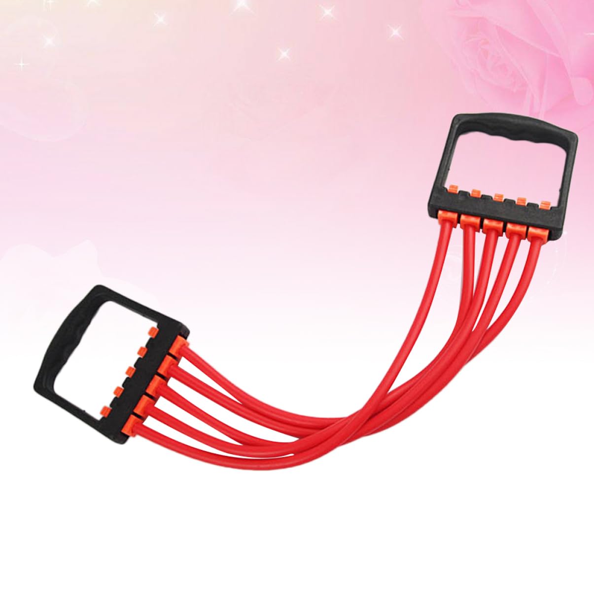 Yardwe Extenseur De Poitrine à Ressort Réglable Bande De Résistance pour Exercices De Traction des Bras Équipement Entraînement Musculaire pour Fitness Léger Et Portable