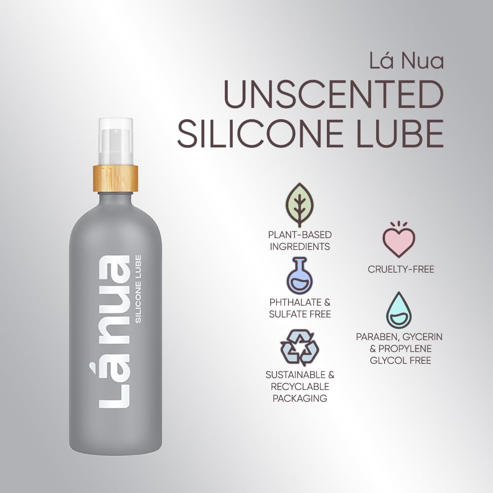 Amazon.com: La Nua Premium Personal Silicone Lubricant Made with Clean  Effective Ingredients. Long Lasting, Water Resistant, Non Sticky &  Hypoallergenic. Ultimate in Luxury While Being Sustainable for Our Planet :  Health &