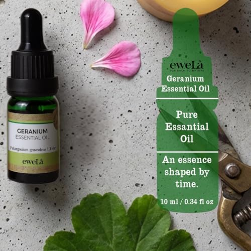Aceite Esencial de Geranio Ewela 10 ml 100% Puro miniatura 5