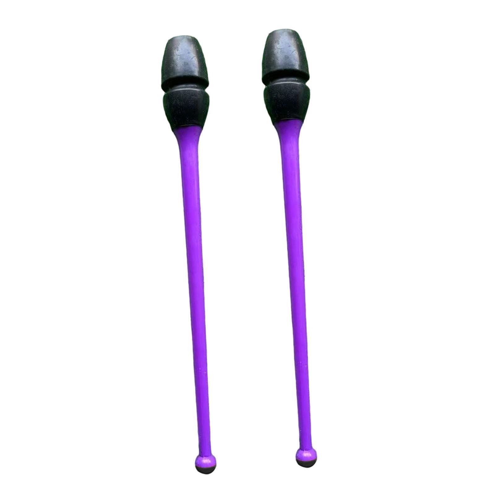 2Pcs Gymnastics Sticks Clubs Rubber Tool Artistic Sticks Connectable Rhytmic 45.5CM|Sporting Goods|Team Sports|Gymnastics|Equipment|1 Pair Gymnastics Sticks-image-18