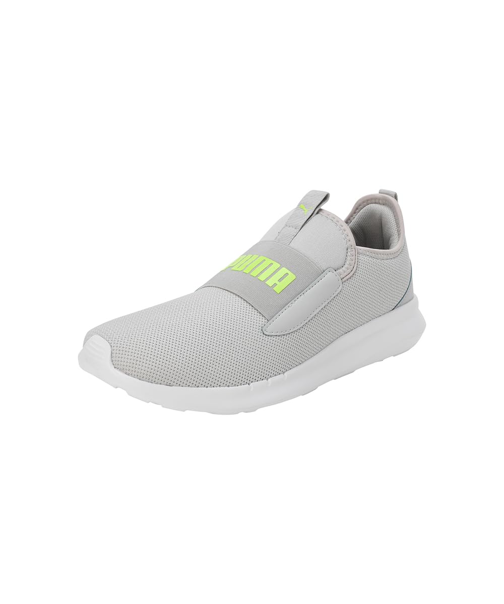Puma Mens Flamecrest Slipon Cool Light Gray-Electric Lime Sneaker - 11 UK (39941801) (B0D35Q166V) Amazon Price History, Amazon Price Tracker