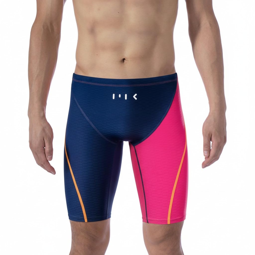 MY KILOMETRE Maillot de Bain Homme Jammer – Cuissard de Natation Résistant au Chlore, Sèche Rapidement, Cordon de Serrage pour Entraînement & Compétition, UPF 50+