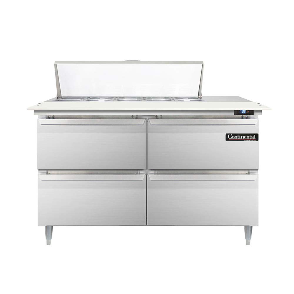 DL48-10C-D Designer Line Sandwich Unit by Continental Refrigerator – Commercial Grade