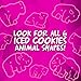 STAUFFERS Iced Animal Cookies - 12 Count, 8oz Bags - Classic Animal-Shaped Snacks for the Family