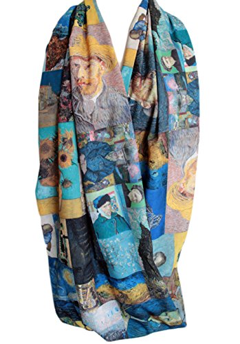 Etwoa Van Gogh Paintings Infinity Scarf Circle Loop Tube Scarf4