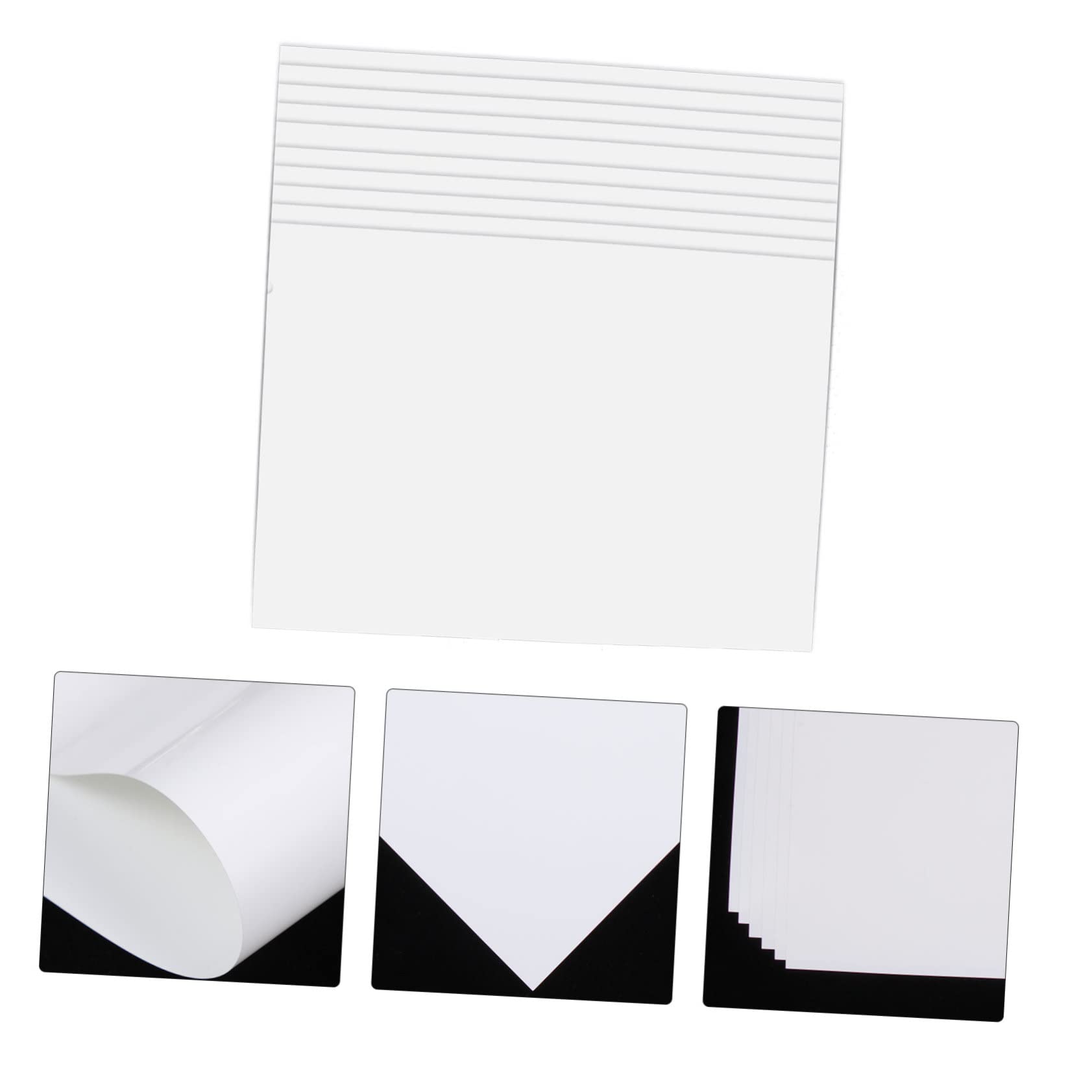 Housoutil 5 Sätze Doppelseitiges Glanzpapier Fotopapier Für Tintenstrahldrucker Für Schule Büro Und Fotostudios Kratzfest Und Ölbeständig Klare Druckqualität 10 Blätter * 5