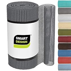 Smart Design Classic Grip Shelf Liner For Home Organization- Non