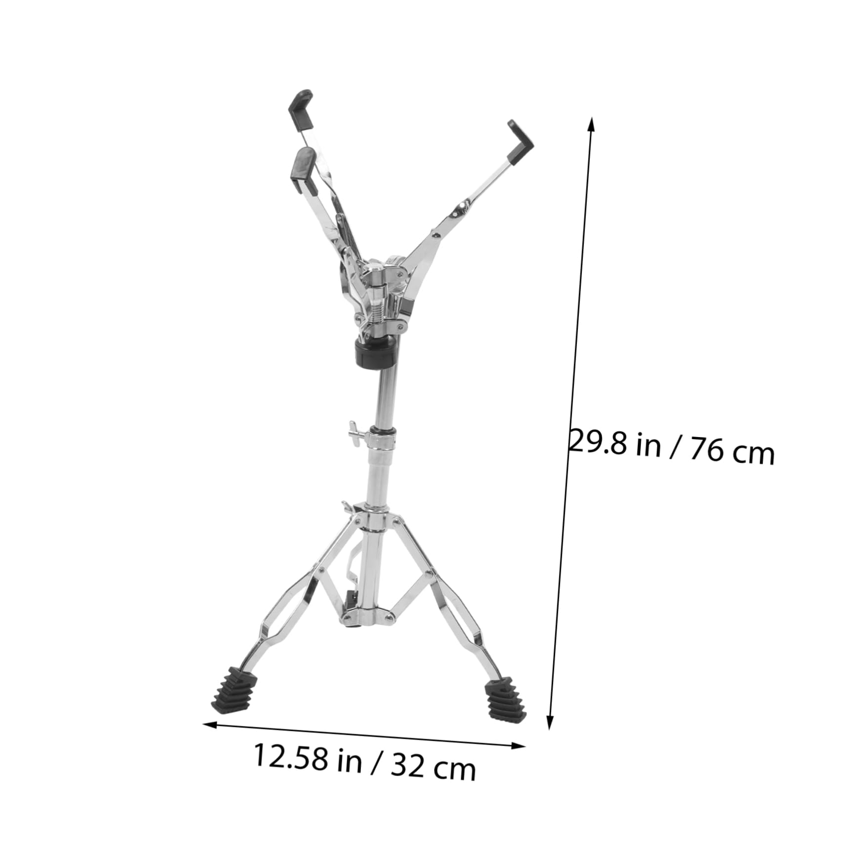 Yardwe Snare Drum Bracket Durable Dumb Drum Holder for Percussion Practice Easy Installation Tripod Shelf Design for Enhanced Drumming Experience