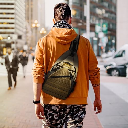 Bolso tipo bandolera deportivo de 38x20 cm para mujer y hombre miniatura 7