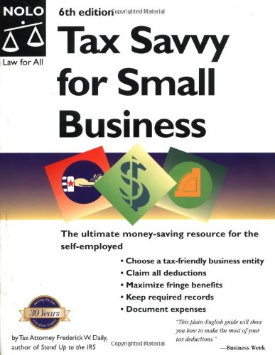 Buy Tax Savvy for Small Business: Year-Round Tax Strategies to Save You Money — BookShops.in