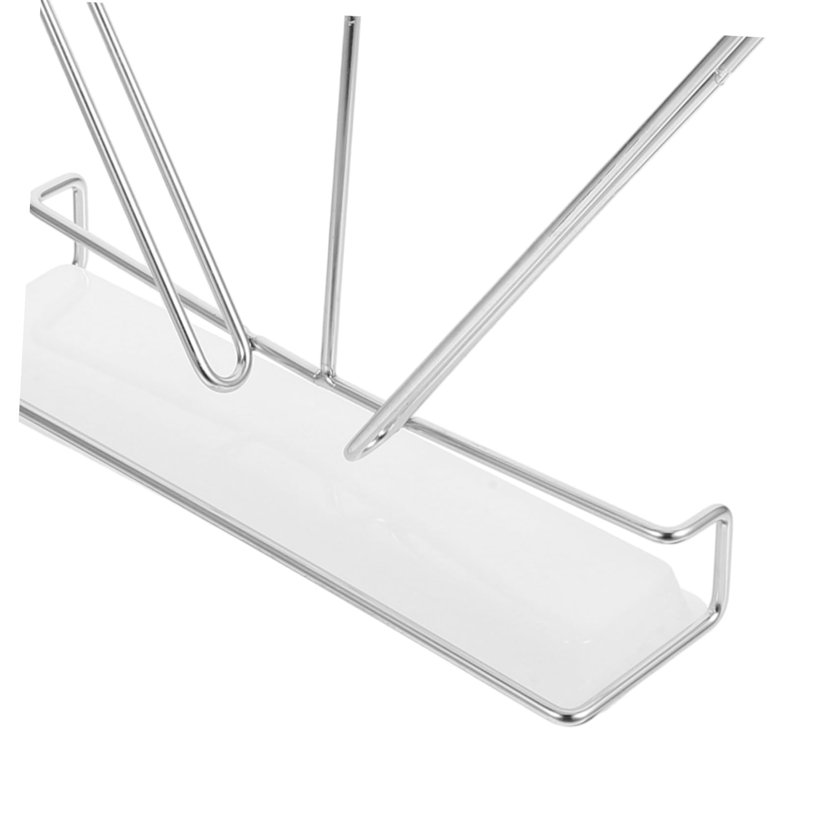 IMIKEYA Porta Coperchi da Parete in Acciaio Inox 304 Argento per Cucina