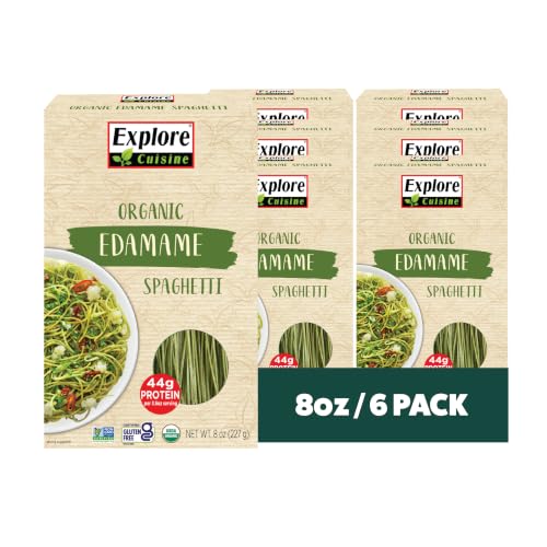 Explore Cuisine Organic Edamame Spaghetti, 8 oz, Pack of 6