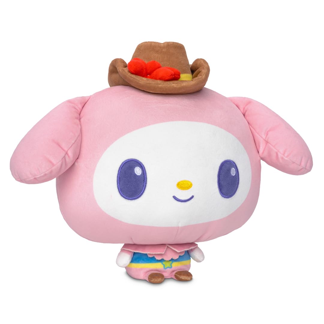 Amazon.com: TeeTurtle Cloudheads Cowgirl My Melody Plush - 8-Inch