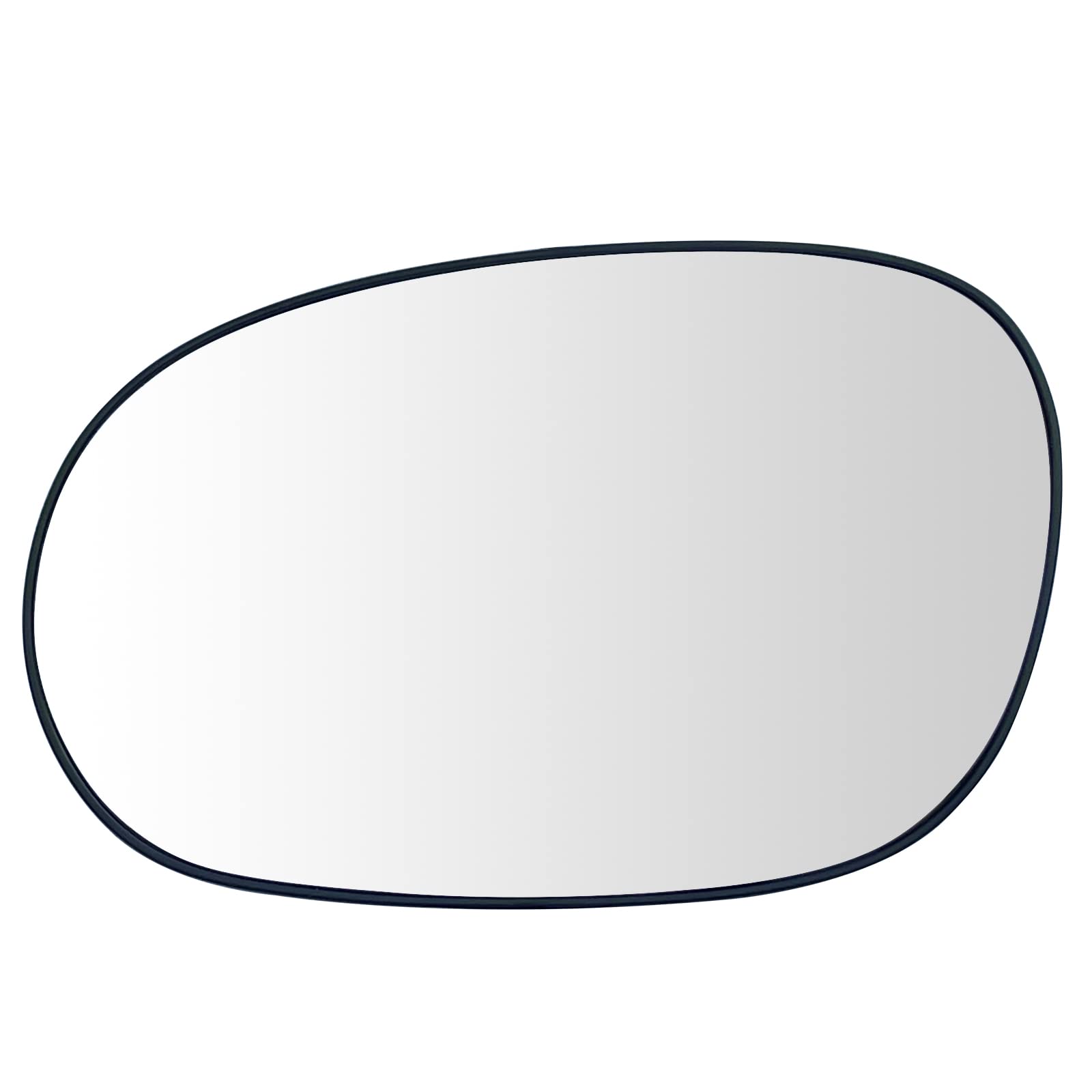 Left Driver Side Heated Mirror Glass Replacement For 2008 2009 2010 2011 2012 2013 2014 2015 Dodge Challenger Driver Side Mirror - for Dodge Challenger Side Mirror Glass With Rear Holder