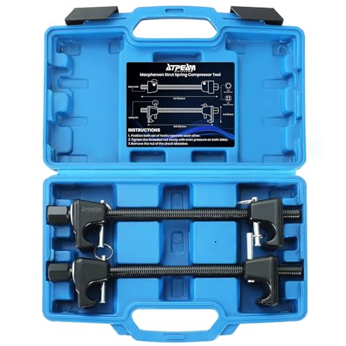 ATPEAM Profi Auto Federspanner Set 2tlg, Kfz Feder Spanner Werkzeug für Auto, Motorrad, Blau
