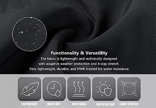 GINTPK Men Cargo Jogger Lightweight Tapered Hiking Pants Sport Running Quick Dry Sweatpants for Training4