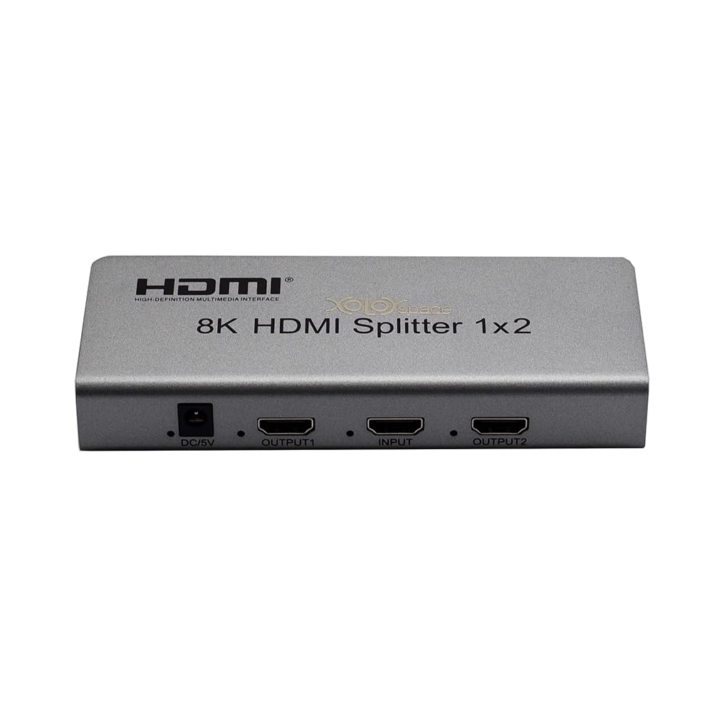 XOLORspace 61120E 1x2 8K HDMI splitter supports 8k 60Hz / 4k 120Hz with EDID setting - Image 3