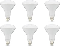 Vista 7 de Yaxa Basics Bombilla LED BR30, equivalente a 65 vatios, eficiencia energética, 11 W, base estándar E26, luz blanca diurna 5000 K, regulable, vida