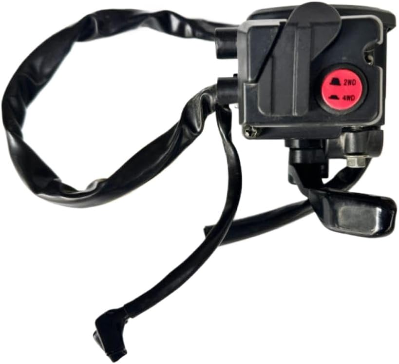 ATV Thumb Throttle Assembly with Handlebar Switch Compatible with Vehicles and Off-Road