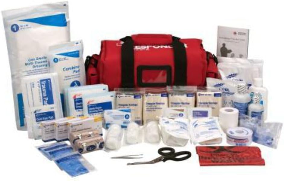 First Aid Only 520-FR All-Purpose Emergency First Aid Kit for Home, Work, and Travel, 158 Pieces
