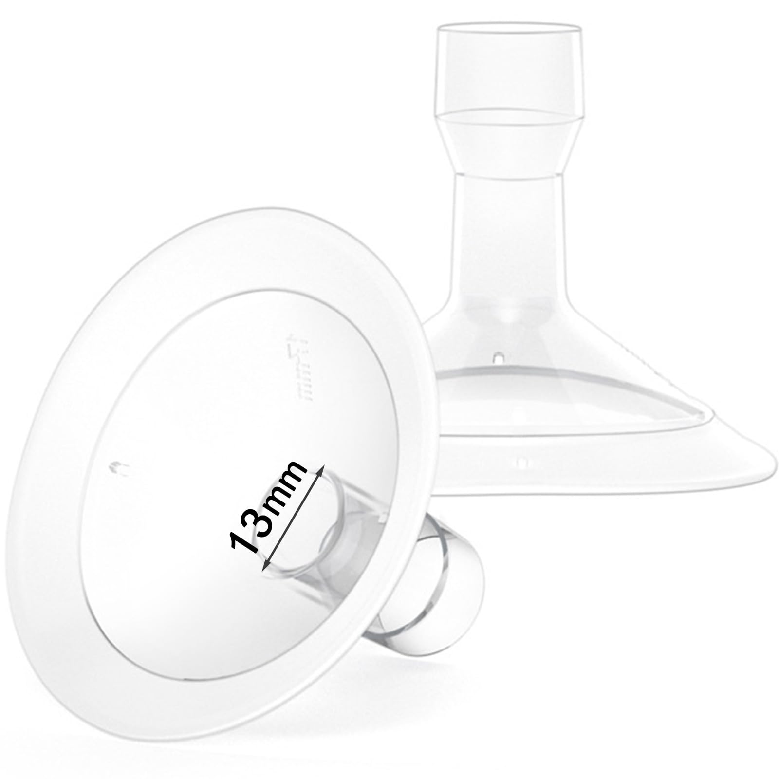 Amazon.com: 2 Count of 13mm Breast Pump Flanges Compatible with