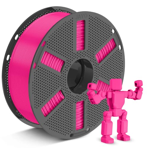 Image of JAYO PETG 3D Printer Filament 1.75mm, 1.1kg Reusable Spool, Hot Pink
