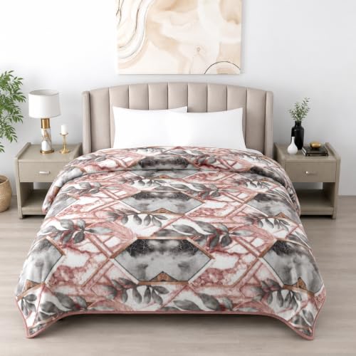 Image of Premium Ultra Soft Flannel Printed Single Blanket 220x160 cm | 200 GSM Warm & Cozy All Season AC Blanket| Lightweight Travel /Camping Throw for Sofa & Couch| Winter Duvet /Quilt