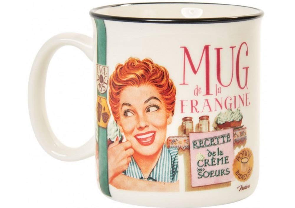 BARBACADO Frangine mug, Sister mug, Sister mug, Sister mug, Love Sister mug, Coffee tea mug for her sister, Fringed mug, Favorite Fringed mug