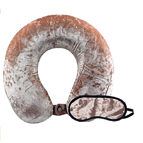 Almohada espuma viscoelástica 32 cm x 11 cm rosa miniatura 1